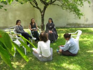 Temps de partage au jardin